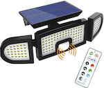 Adeleq Solar LED Floodlight Natural White 4000K with Motion Sensor