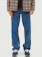 Men's Jeans Pants with Loose Fit Gray