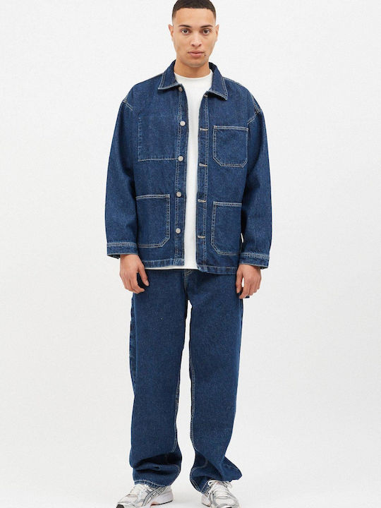 Pantaloni Jeans pentru Bărbați Gri