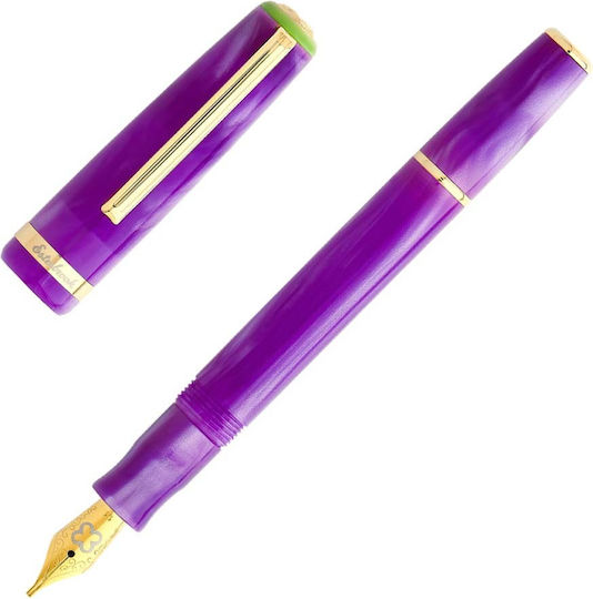 Esterbrook Pens Medium Purple Fountain Pen made of Steel with Purple Ink