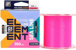 Zeox Fire De Pescuit Roz 300m / 0,33mm
