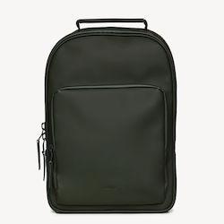 Rains Book Backpack Waterproof Green 10.8lt