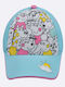 Stamion Kids' Hat Jockey Fabric Peppa Pig Light Blue