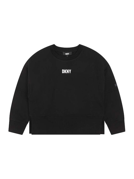 DKNY Παιδικό Φούτερ Μαύρο