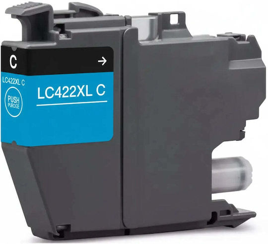 Kompatible Tintenstrahldrucker-Tintenpatrone Bruder LC422CXL 18ml Cyan 1Stück