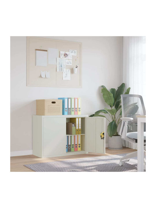 Kabinett Büro Grey 90x40x70cm