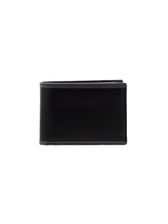 Lavor Δερμάτινο Ανδρικό Πορτοφόλι με RFID Μαύρο