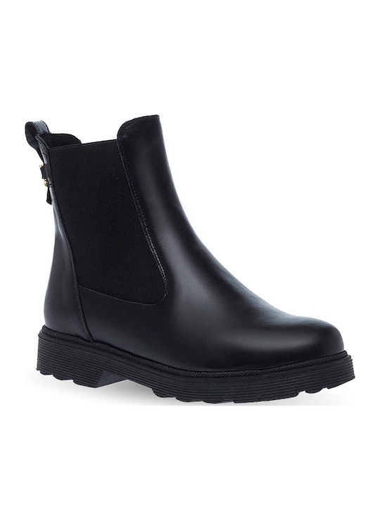 Leather Women's Chelsea Boots Black