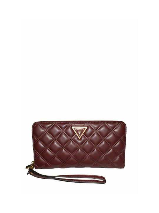Guess Giully Slg Large Women's Wallet Burgundy