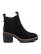 Refresh Women's Ankle Boots with Medium Heel Black