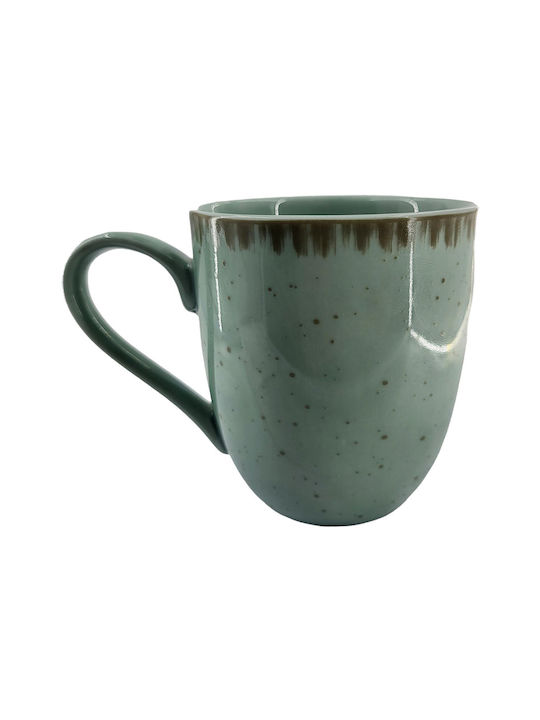 Dot Tasse aus Porzellan Grün 365ml 1Stück