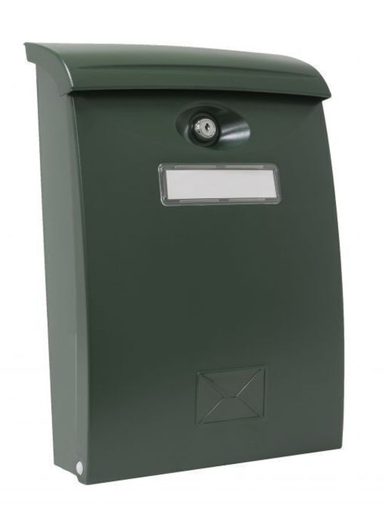Amig Metallic Mailbox Green 105cm