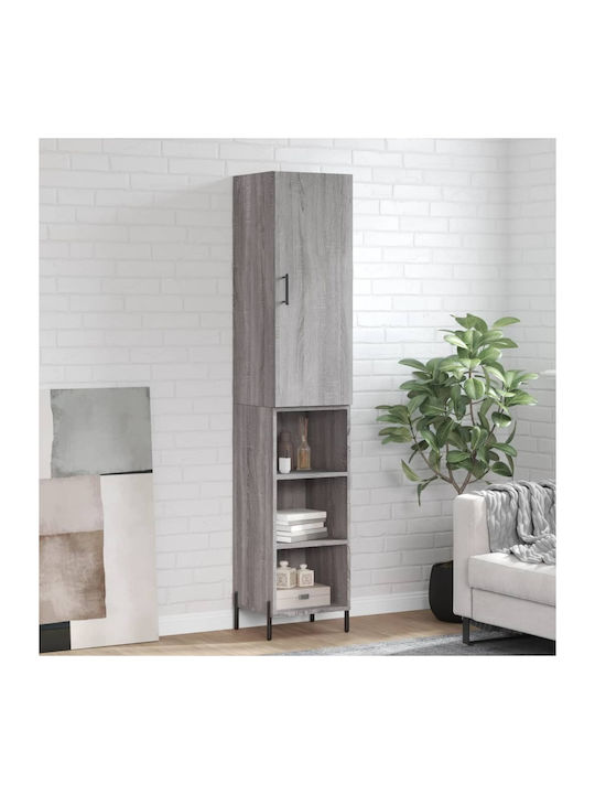 Bibliothek Grau 34.5x34x180cm