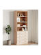 Bibliotecă Bej 77x35x186,5 cm