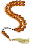 Roloi Komboloi Mastic Worry Beads Orange 37cm