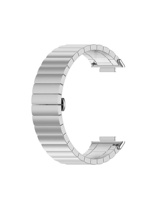 One-bead Metal Λουράκι Ανοξείδωτο Ατσάλι Ασημί (Huawei Watch Fit 2)