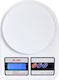 Tpster Digital Kitchen Scale Up To 5kg White