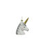 Hängend Hängendes Ornament Ηorse Weiß mit Glitzer 4.5x9.5cm