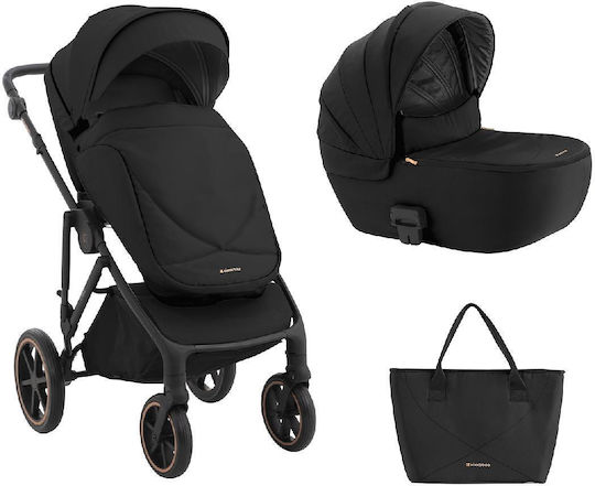 Kikka Boo Thea Adjustable 2 in 1 Baby Stroller Suitable for Newborn Black 2024 10.6kg