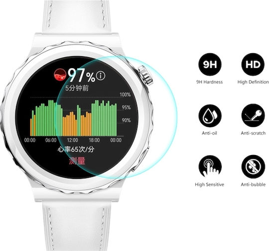 Tempered Glass pentru Huawei Watch GT 3 Pro 43mm - Ceas Huawei GT 3 Pro 43mm 1buc SYA001838103
