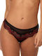 Women's Slip Seamless with Lace Red