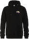 Women's Sweatshirt Hooded Black