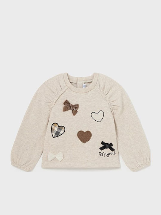 Mayoral Kids Sweatshirt Beige