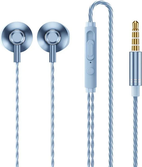 Remax RM-711 In-ear Handsfree Headphones with Connector 3.5mm Blue