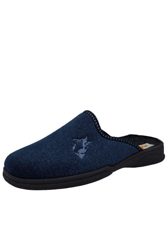 Medies Men's Slipper Blue