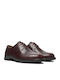 Iman Women's Leather Oxford Shoes Burgundy