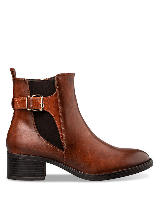 Envie Shoes Damen Knöchelstiefel Braun