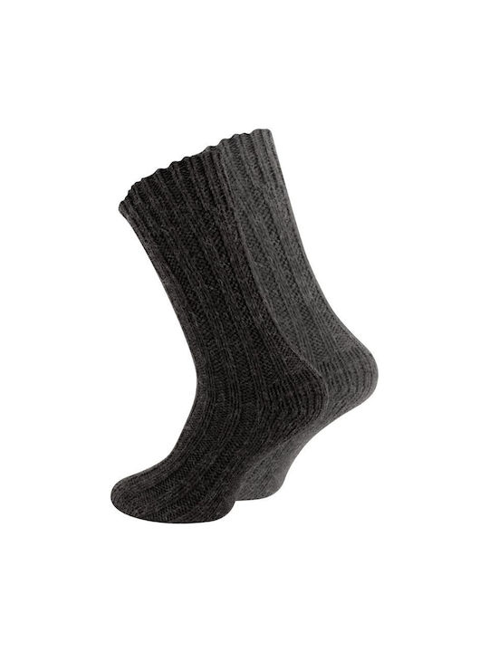Norweger Κάλτσες Γκρι/Ανθρακί 2Pack