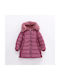 Funky Girls Quilted Coat Pink with Lining & Ηood