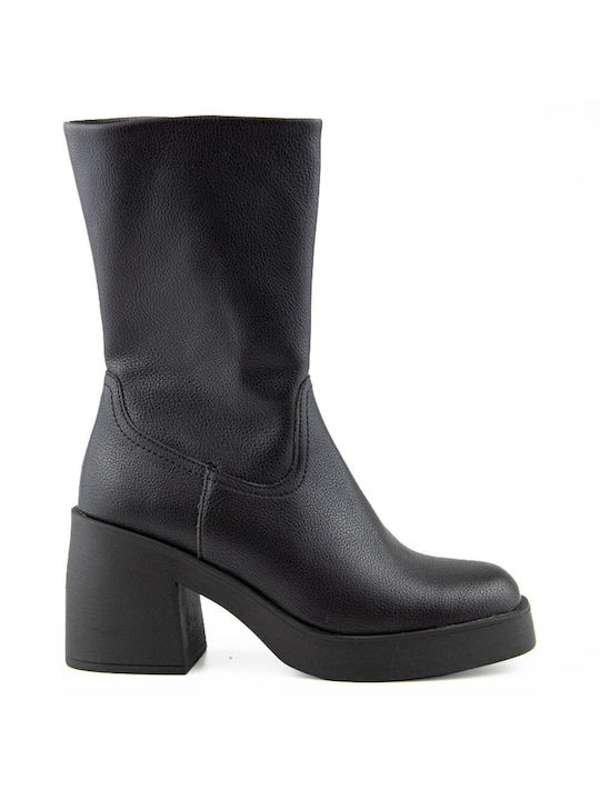 Ragazza Women's Ankle Boots with High Heel Black