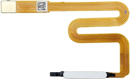 Kabel mit Fingerabdruck in Weiß Farbe für Galaxy A03s