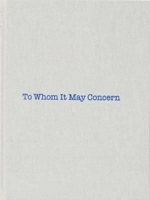 To Whom It May Concern Gary Indiana