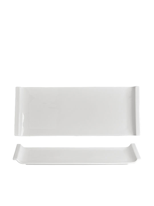 Cok Spain Serving Platter Oval made of Porcelain White 35x14cm