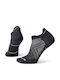 Smartwool Run Zero Cushion Running Κάλτσες Μαύρες 1 Ζεύγος
