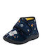 Kinderhausschuhe Stiefel Blau
