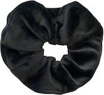 Handmade Velvet Hair Ribbons Black - Scrunchie