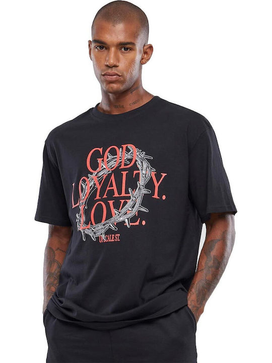 Love Oversize T-Shirt Schwarz
