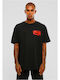 Mister Tee Oversize T-shirt Schwarz Baumwolle