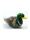Royal Art Collection Decorativă Rață din Sticlă 21cm 1buc