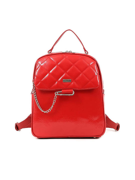 Doca Damen Tasche Rucksack Rot