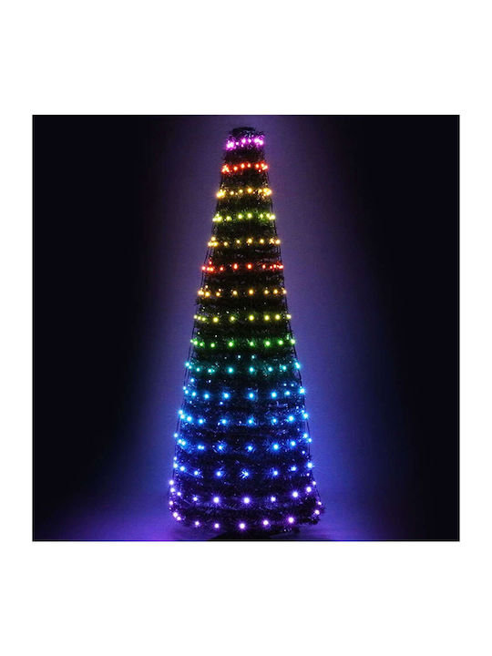 216 Lichterketten LED 5m. x 180cm Weiße Typ Oktopus 1Stück