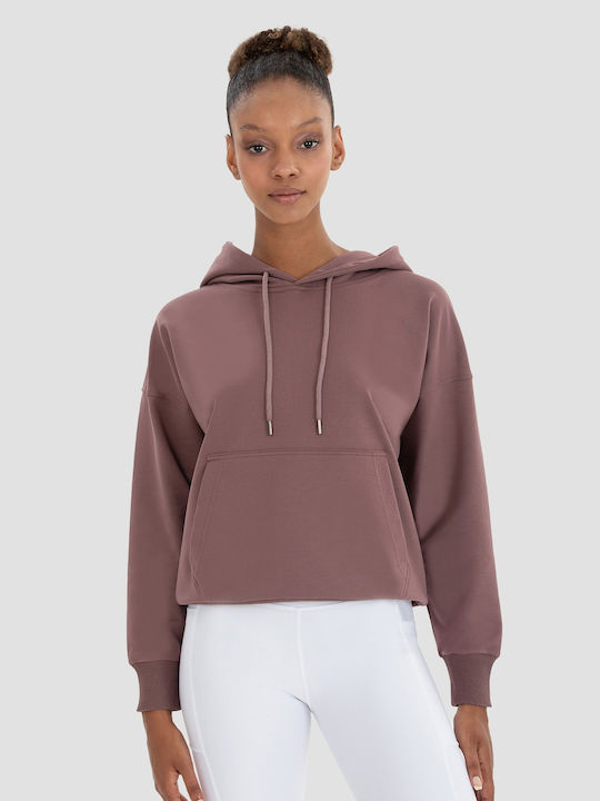 Superstacy Women's Hooded Sweatshirt Pink