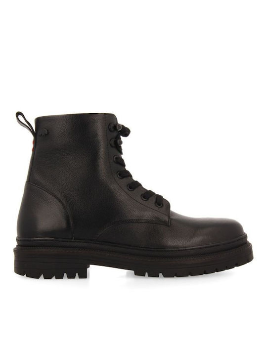 Gioseppo Men's Leather Boots Black