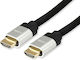 Equip HDMI 2.1 Ultra High Speed 48Gbps 4K 120Hz HDR VRR Braided Cable HDMI Male - HDMI Male 10m Black