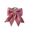AGC Christmas Figure Bow Pink Height 26cm 2pcs