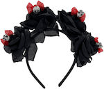 Carnival Headband Black for Halloween made of Plastic